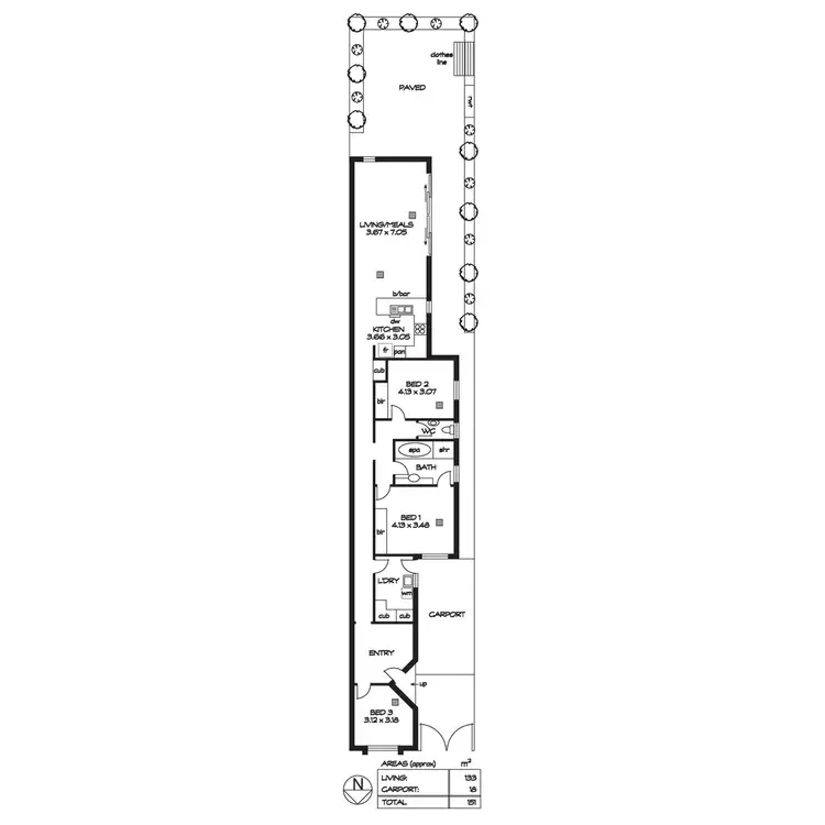 Floorplan of Homely house listing, 24A Waverley Street, Largs Bay SA 5016