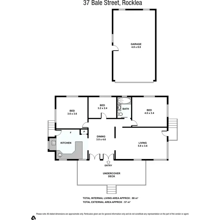 Floorplan of Homely house listing, 37 Bale Street, Rocklea QLD 4106