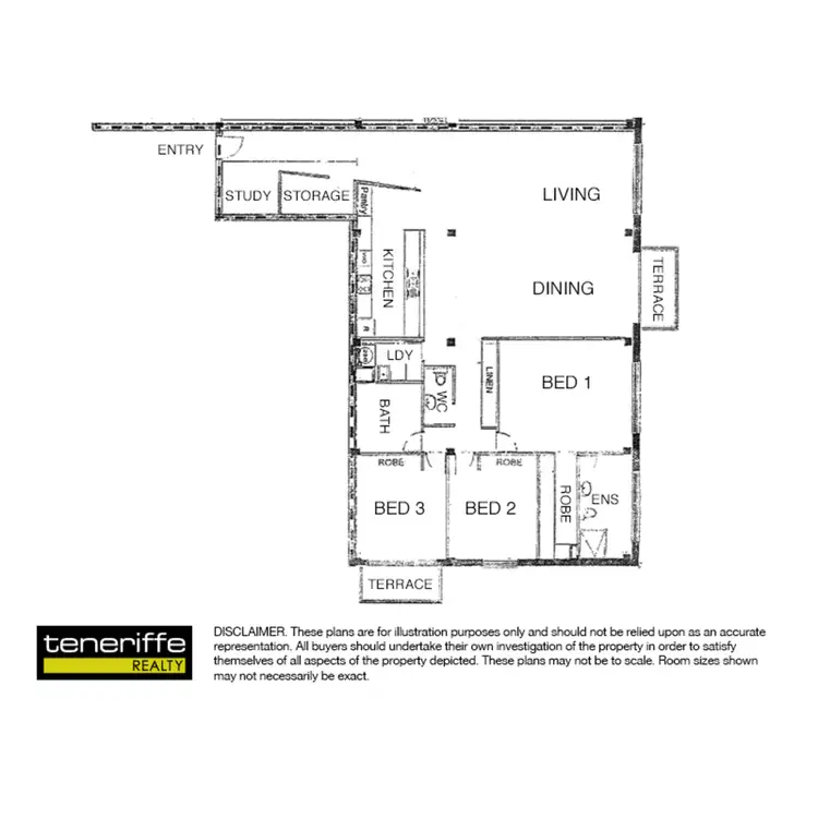 Floorplan of Homely apartment listing, 110 Macquarie Street, Teneriffe QLD 4005
