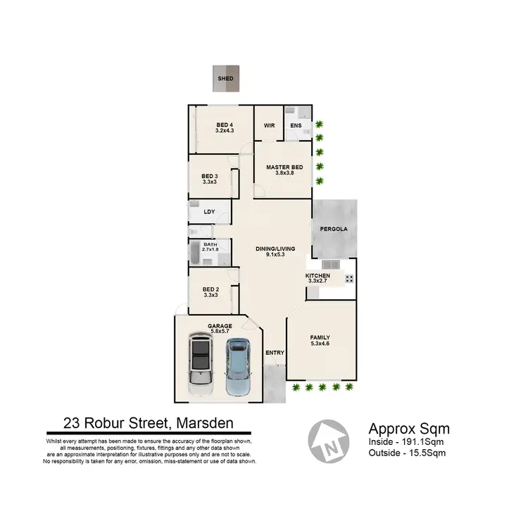 Floorplan of Homely house listing, 23 Robur Street, Marsden QLD 4132