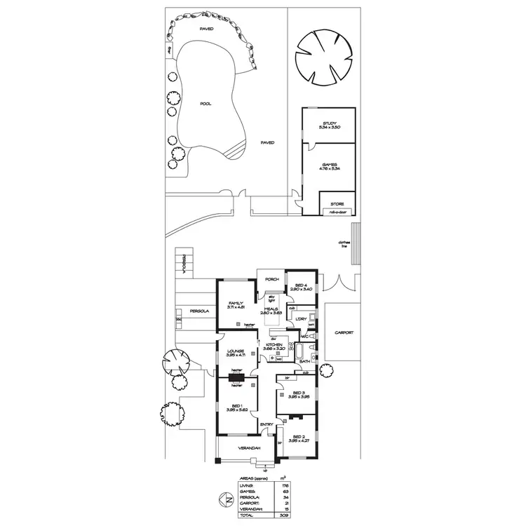 Floorplan of Homely house listing, 15 Myrtle Avenue, Myrtle Bank SA 5064