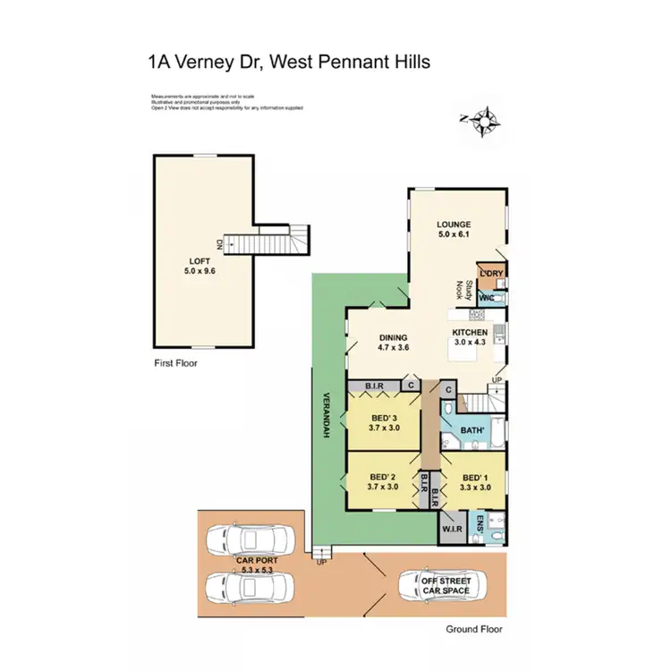 Floorplan of Homely house listing, 1A Verney Drive, West Pennant Hills NSW 2125
