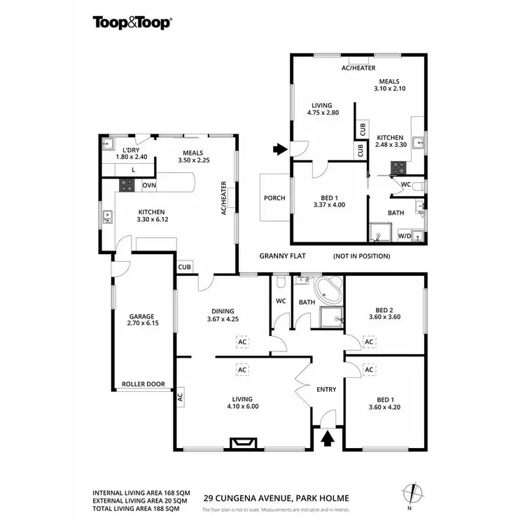 Floorplan of Homely house listing, 29 Cungena Avenue, Park Holme SA 5043