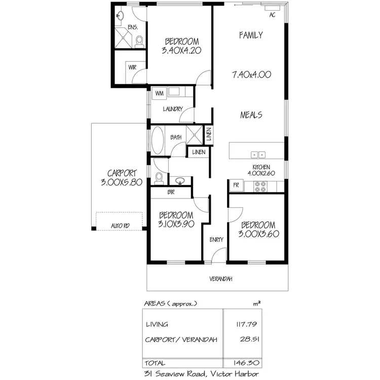 Floorplan of Homely house listing, 31 Seaview Road, Victor Harbor SA 5211