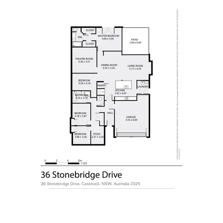 Floorplan of Homely house listing, 36 Stonebridge Drive, Cessnock NSW 2325