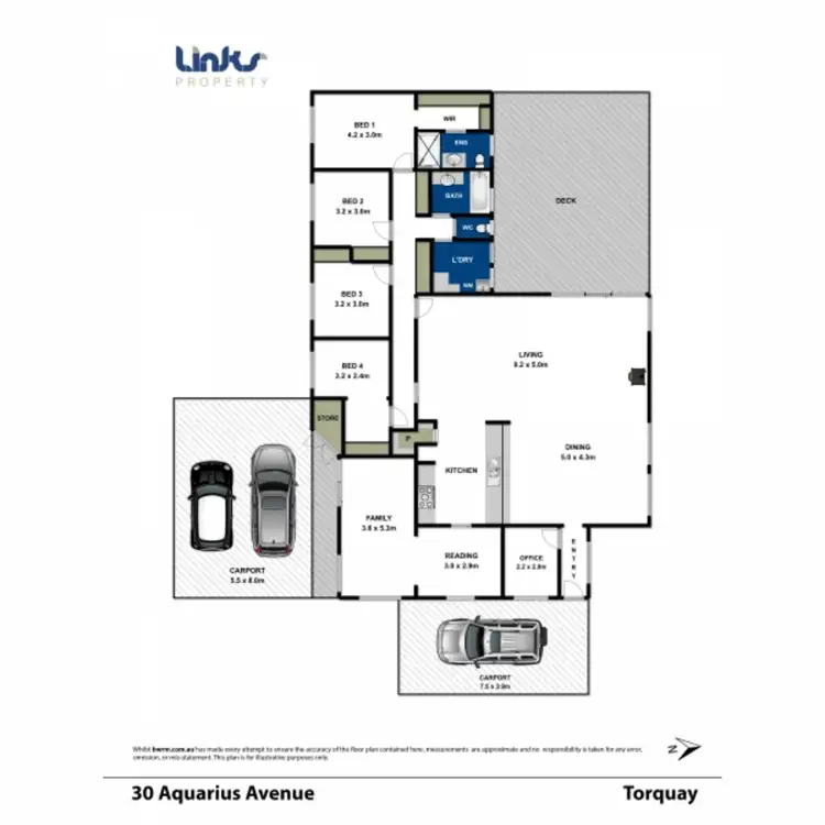 Floorplan of Homely rural property listing, 30 Aquarius Avenue, Torquay VIC 3228