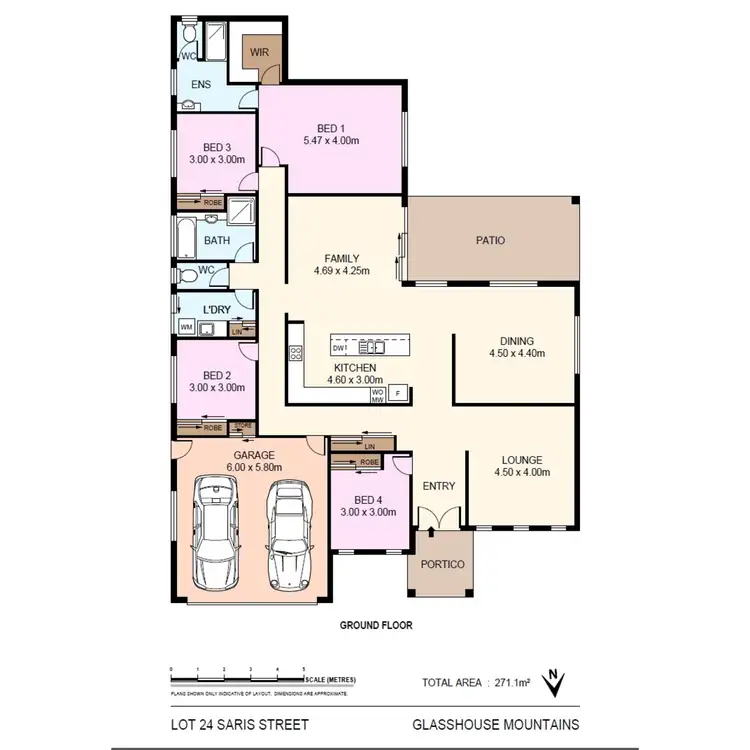 Floorplan of Homely house listing, 10 Sairs Street, Glass House Mountains QLD 4518