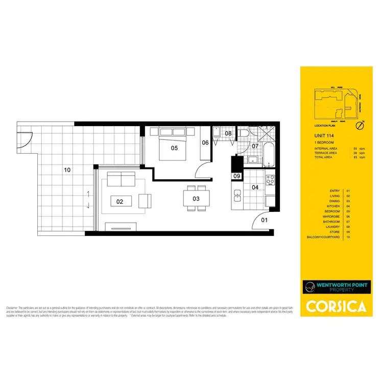 Floorplan of Homely apartment listing, 114/6 Baywater Drive, Wentworth Point NSW 2127