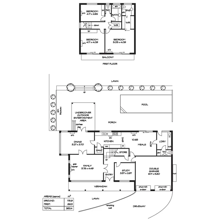 Floorplan of Homely house listing, 10 Playford Street, Glen Osmond SA 5064
