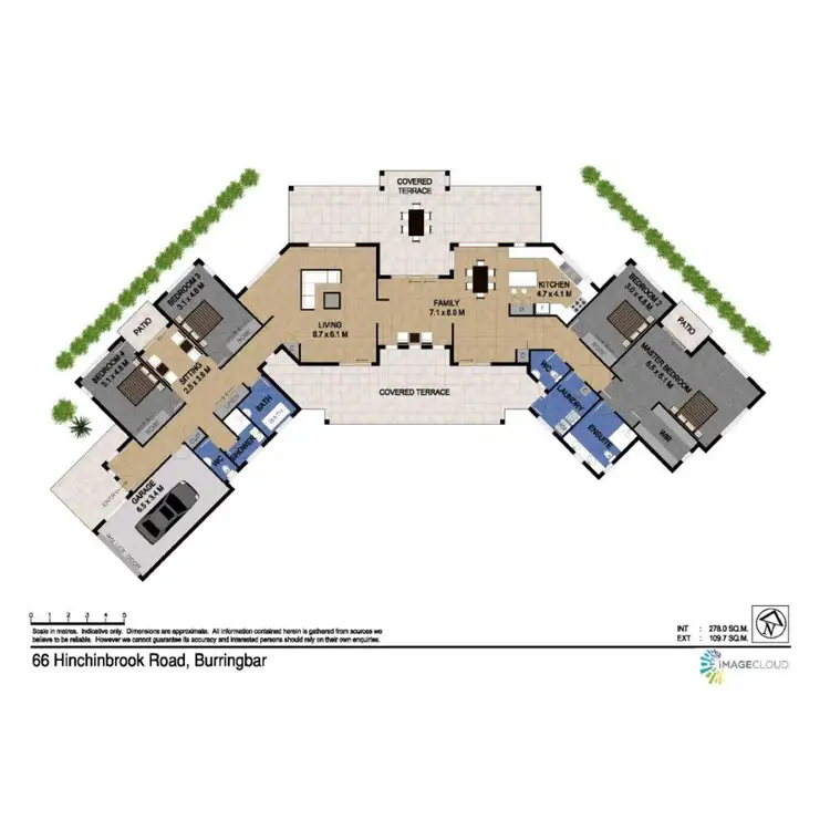 Floorplan of Homely rural property listing, 54 Hinchinbrook Road, Burringbar NSW 2483