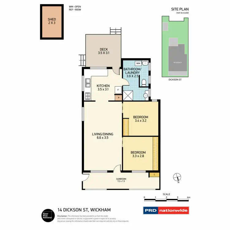 Floorplan of Homely house listing, 14 Dickson Street, Wickham NSW 2293