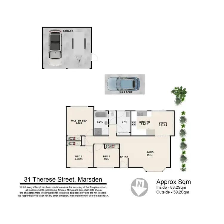 Floorplan of Homely house listing, 31 Therese Street, Marsden QLD 4132