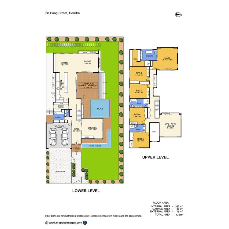 Floorplan of Homely house listing, 58 Pring Street, Hendra QLD 4011