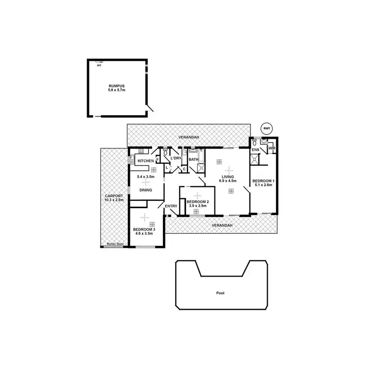 Floorplan of Homely house listing, 16 Lindley Avenue, Warradale SA 5046