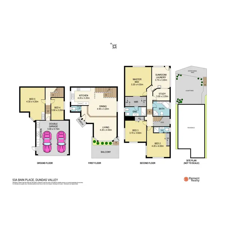 Floorplan of Homely house listing, 53a Bain Place, Dundas Valley NSW 2117