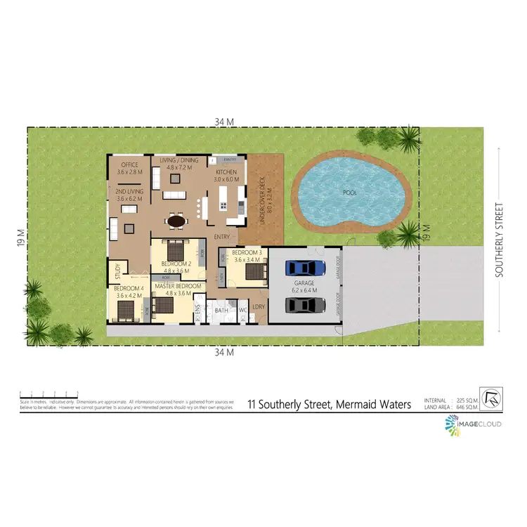 Floorplan of Homely house listing, 11 Southerly Street, Mermaid Waters QLD 4218