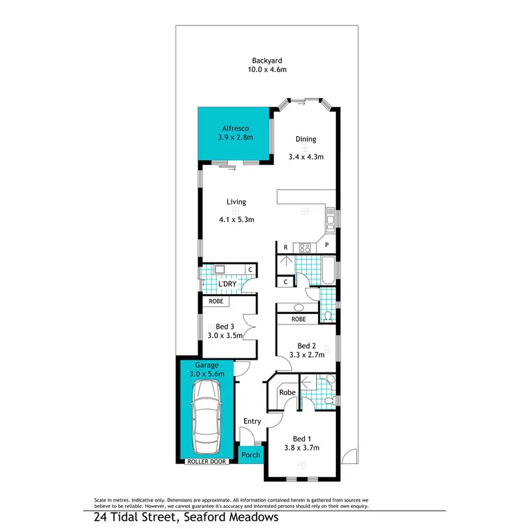 Floorplan of Homely house listing, 24 Tidal Street, Seaford Meadows SA 5169