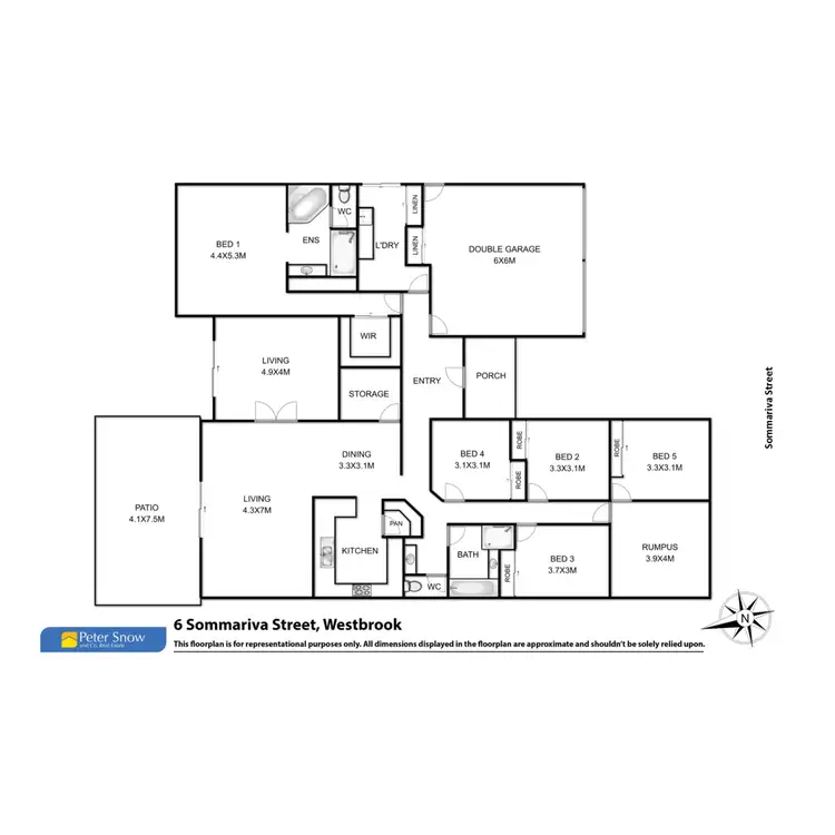 Floorplan of Homely house listing, 6 Sommariva Street, Westbrook QLD 4350