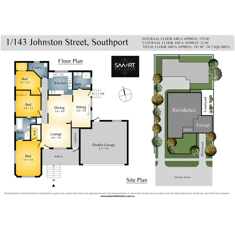 Floorplan of Homely house listing, 1/143 Johnston Street, Southport QLD 4215