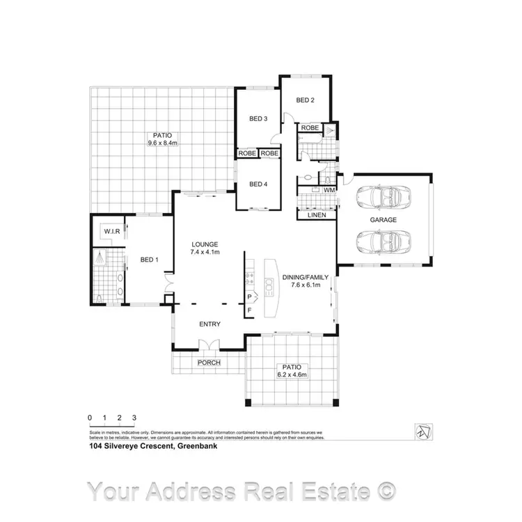 Floorplan of Homely house listing, 104 Silvereye Crescent, Greenbank QLD 4124
