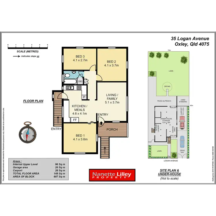 Floorplan of Homely house listing, 35 Logan Avenue, Oxley QLD 4075