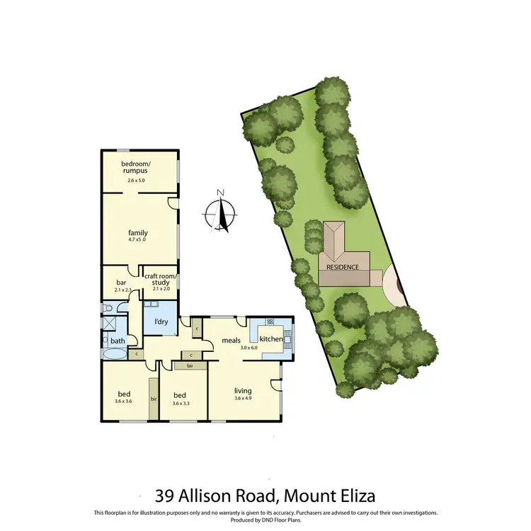Floorplan of Homely house listing, 39 Allison Road, Mount Eliza VIC 3930