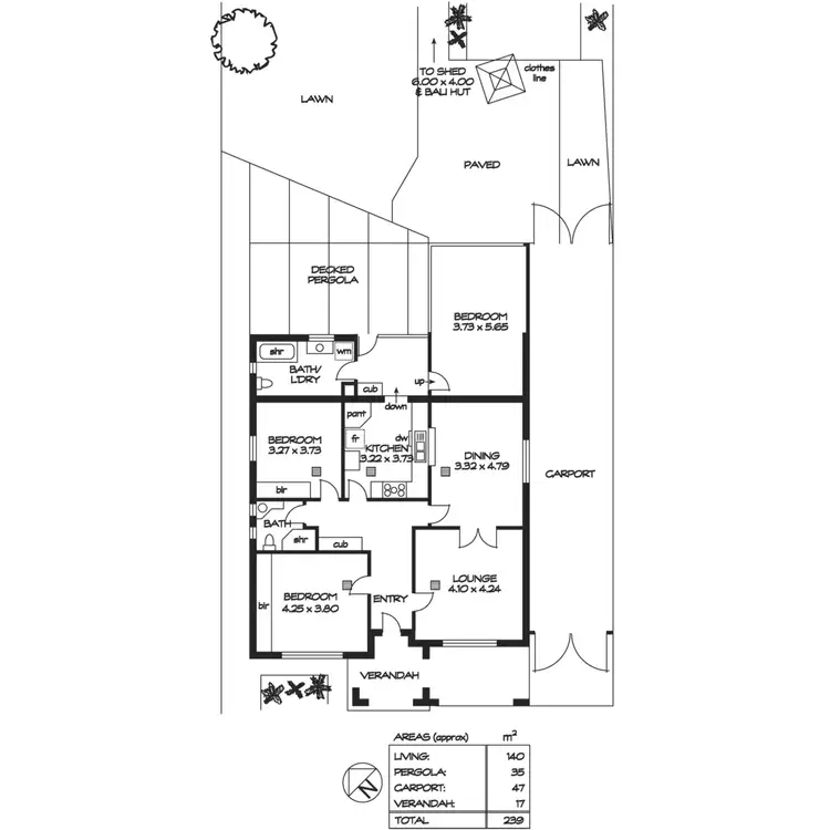 Floorplan of Homely house listing, 33 Fourth Avenue, Cheltenham SA 5014