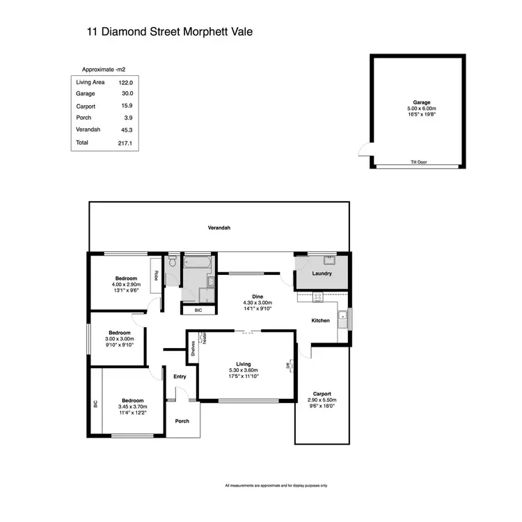 Floorplan of Homely house listing, 11 Diamond Street, Morphett Vale SA 5162
