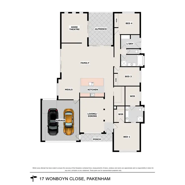 Floorplan of Homely house listing, 17 Wonboyn Close, Pakenham VIC 3810