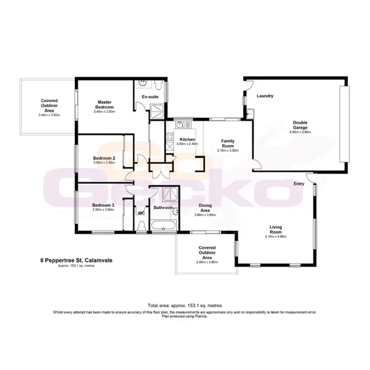 Floorplan of Homely house listing, 8 Pepper Tree Street, Calamvale QLD 4116
