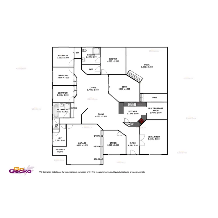 Floorplan of Homely house listing, 8 Bonsoir Ct, Eatons Hill QLD 4037