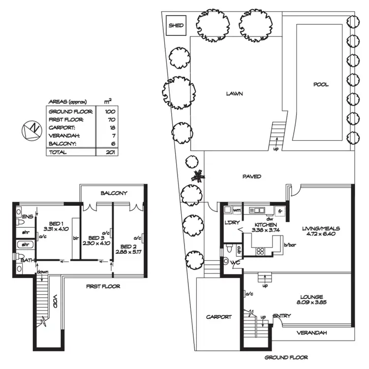 Floorplan of Homely house listing, 2/24 Olde Coach Road, Urrbrae SA 5064