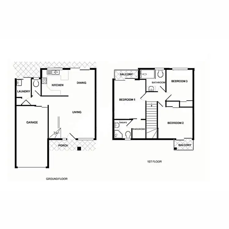 Floorplan of Homely townhouse listing, Address available on request