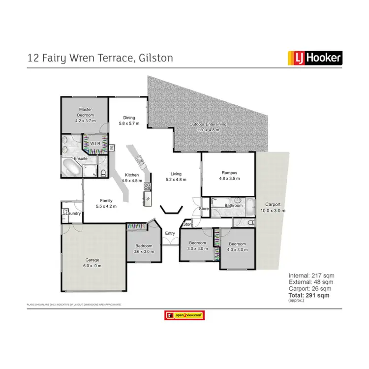 Floorplan of Homely house listing, 12 Fairy Wren Terrace, Gilston QLD 4211