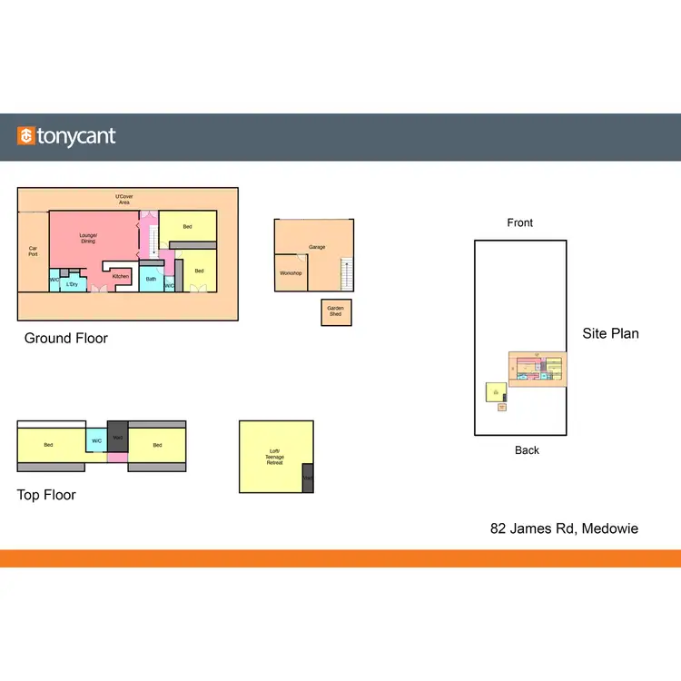 Floorplan of Homely house listing, 82 James Road, Medowie NSW 2318