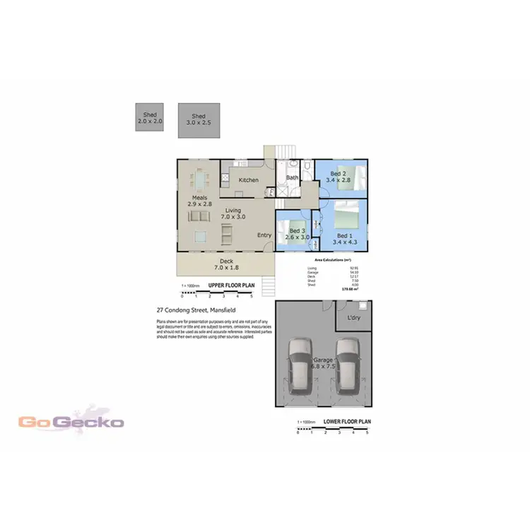 Floorplan of Homely house listing, 27 Condong Street, Mansfield QLD 4122