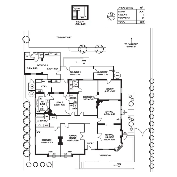 Floorplan of Homely house listing, 142 Grant Avenue, Toorak Gardens SA 5065