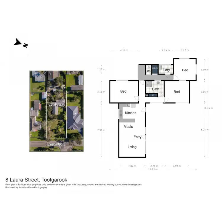 Floorplan of Homely house listing, 8 Laura Street, Tootgarook VIC 3941