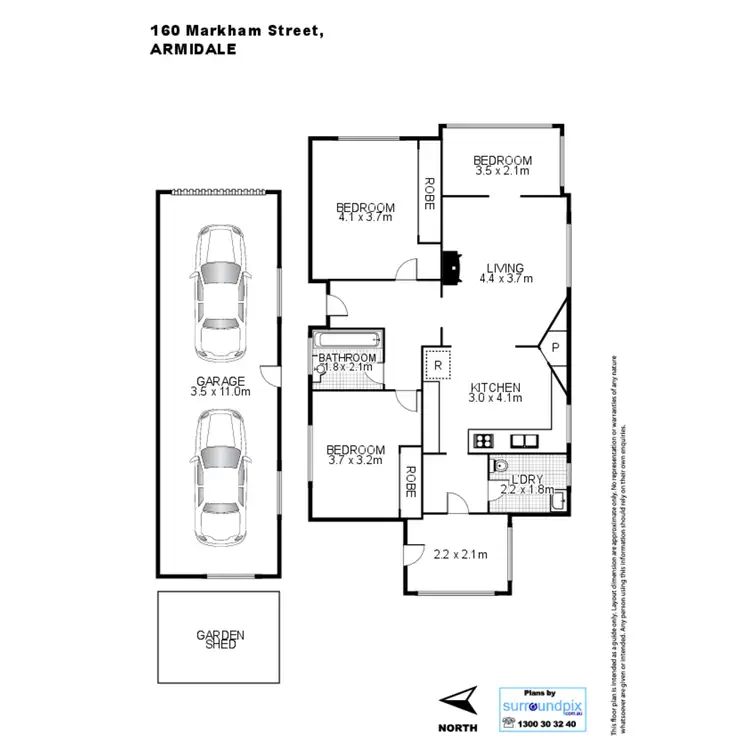 Floorplan of Homely house listing, 160 Markham Street, Armidale NSW 2350