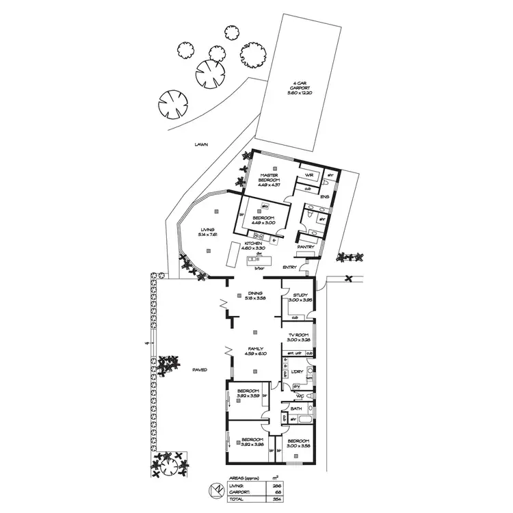 Floorplan of Homely rural property listing, 2282 Mount Barker Road, Hahndorf SA 5245