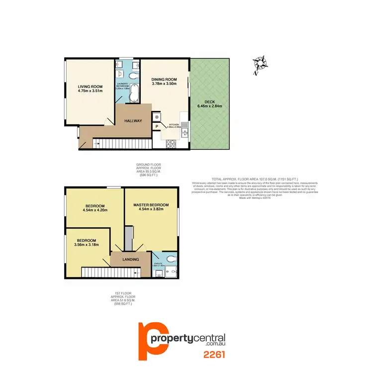 Floorplan of Homely townhouse listing, 4/55 Toowoon Bay Road, Long Jetty NSW 2261