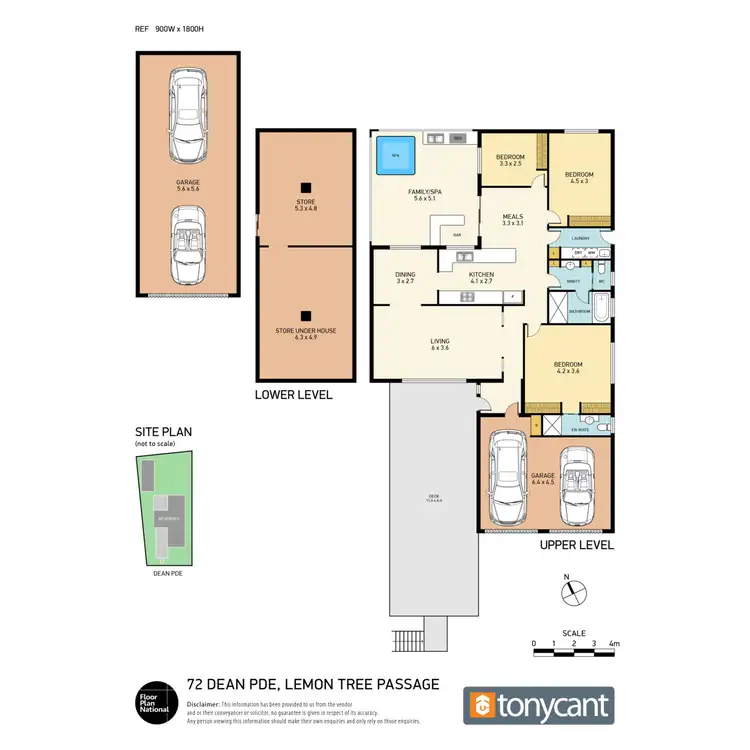 Floorplan of Homely house listing, 72 Dean Parade, Lemon Tree Passage NSW 2319