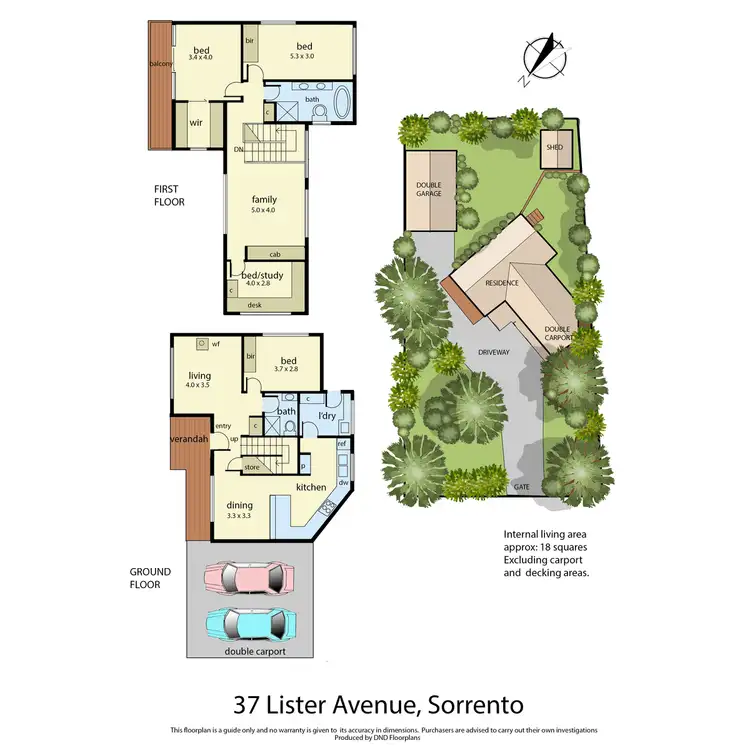 Floorplan of Homely house listing, 37 Lister Avenue, Sorrento VIC 3943