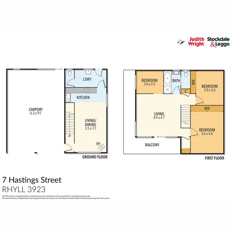 Floorplan of Homely house listing, 7 Hastings Street, Rhyll VIC 3923