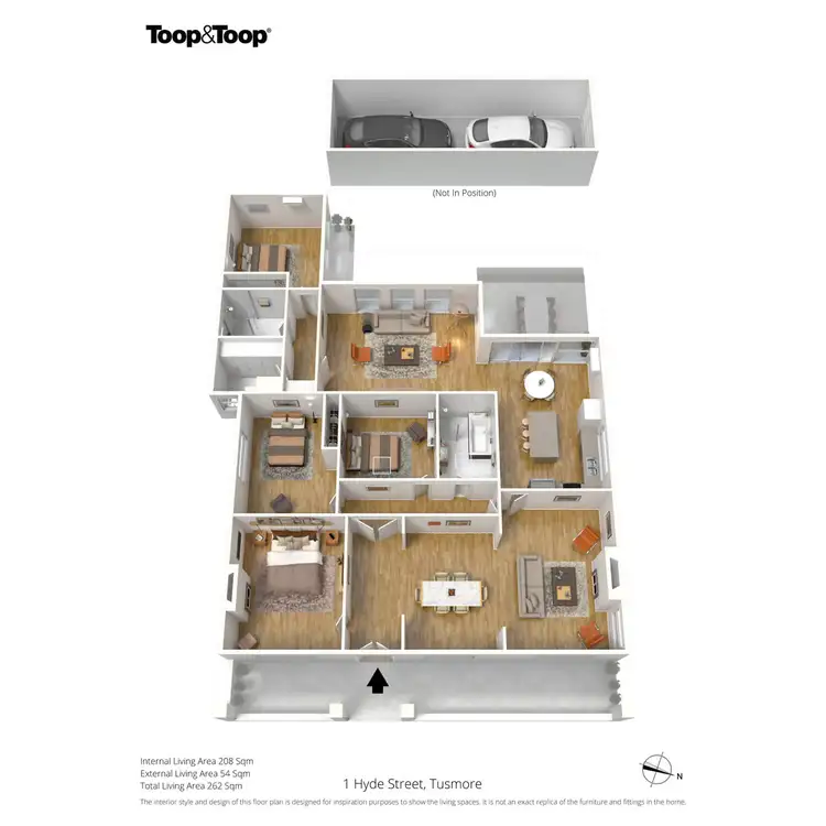 Floorplan of Homely house listing, 1 Hyde Street, Tusmore SA 5065