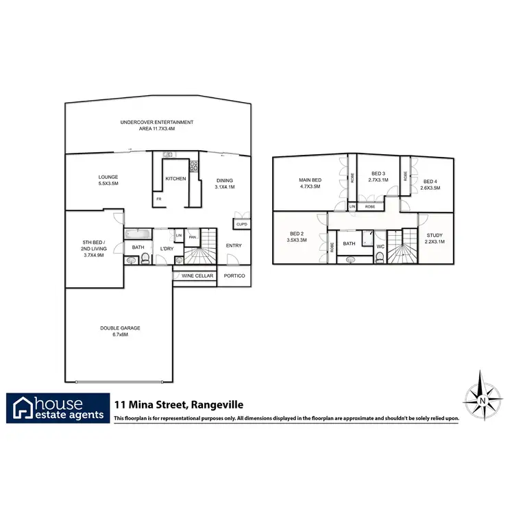 Floorplan of Homely house listing, 11 Mina Street, Rangeville QLD 4350