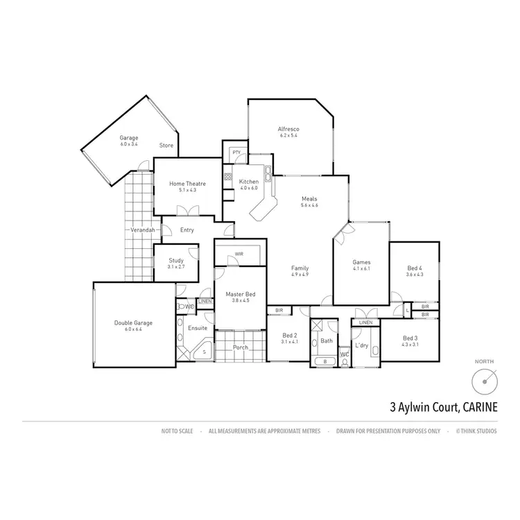 Floorplan of Homely house listing, 3 Aylwin Court, Carine WA 6020