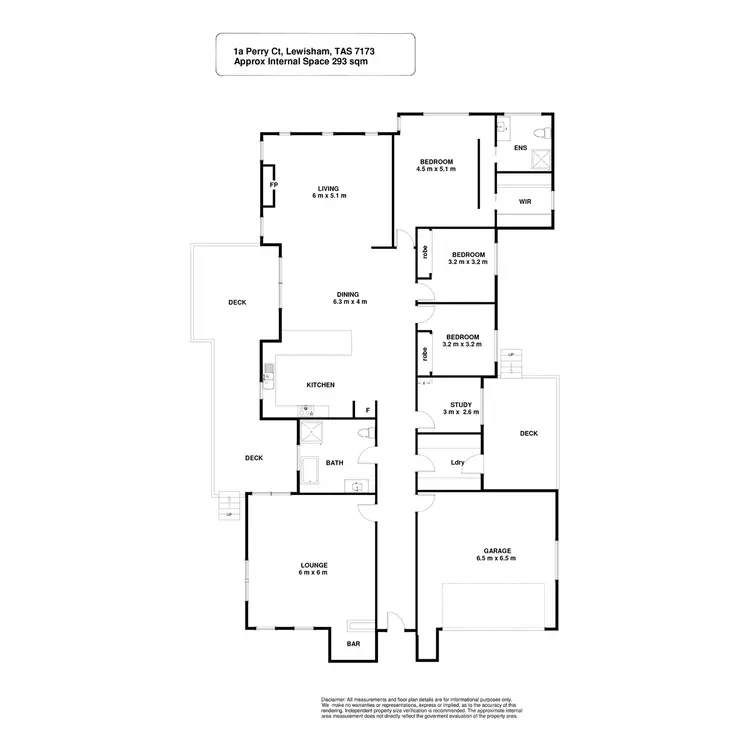Floorplan of Homely house listing, 1a Perry Court, Lewisham TAS 7173