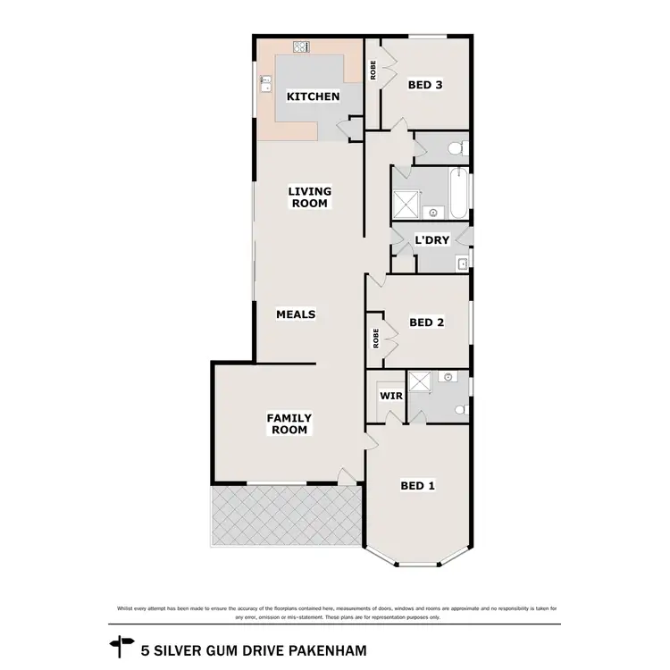 Floorplan of Homely house listing, 5 Silver Gum Drive, Pakenham VIC 3810