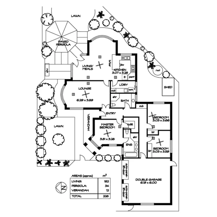 Floorplan of Homely house listing, 3/6 Rothesay Avenue, Hazelwood Park SA 5066